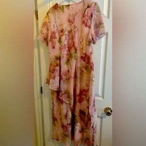 Vintage lady Dorby floral dress size 16w